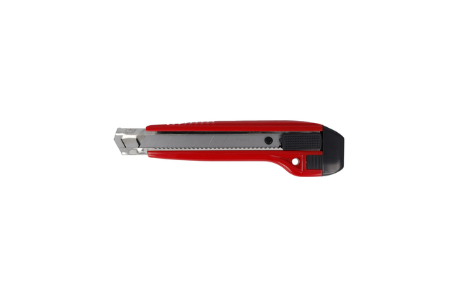 Snijmes Westcott premium 18mm met schuifsluiting rood