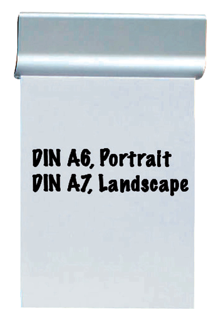 Klemlijst MAUL 113x40mm aluminium zelfklevend