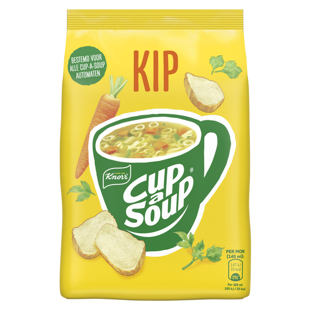 Cup-a-Soup Knorr machinezak kip 140ml