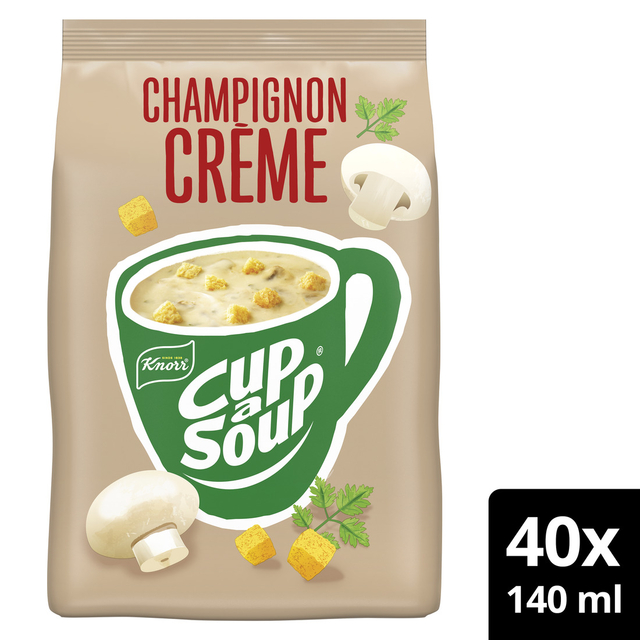 Cup-a-Soup Knorr machinezak champignon crème 140ml