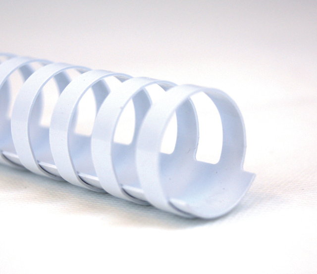 Bindrug GBC 22mm 21rings A4 wit 100 stuks