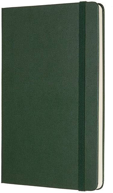Notitieboek Moleskine large 130x210mm blanco hard cover myrtle green