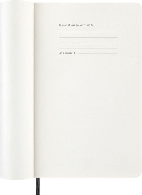 Agenda 2027 Moleskine 12M Planner Weekly 7dagen/1pagina large sc black
