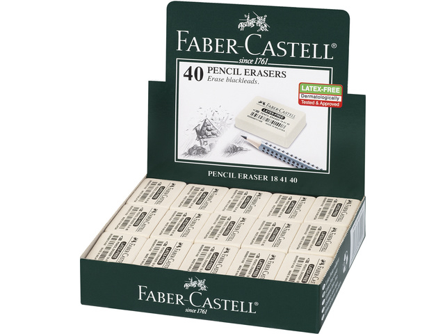 Gum Faber Castell 7041 34x26x8mm wit