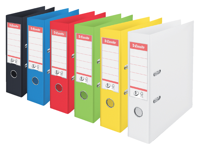 Ordner Esselte No.1 Power VIVIDA 75mm 30% gerecycled PP folie zwart