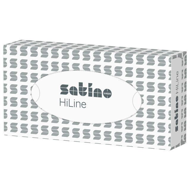 Facial tissues Satino HiLine 2-laags 100 vel wit 206450
