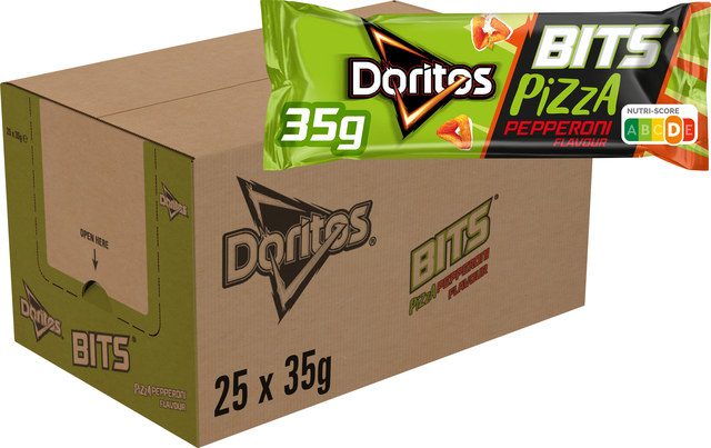 Chips Doritos Bits pizza pepperoni zak 35 gram