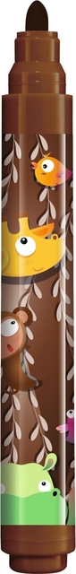 Viltstift Maped Jungle Fever Jumbo set à 12 kleuren