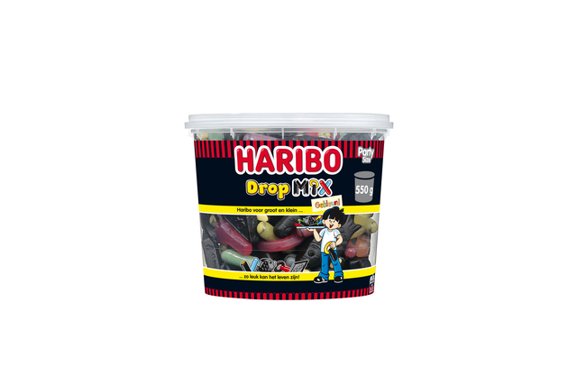 Drop Haribo mix gekleurd 550gr