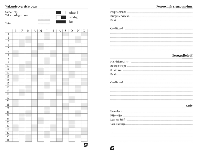 Agendavulling 2027 Succes Senior 7dagen/2pagina's