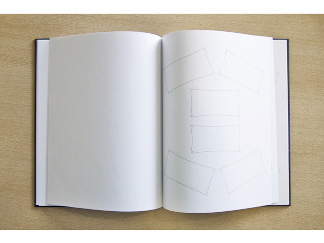 Receptiealbum Kangaro 26x21cm vakverdeling zwart