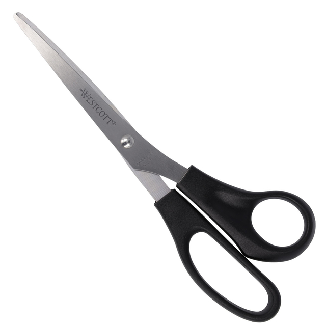 Kantoorschaar Westcott 210mm met kunststof grip rvs