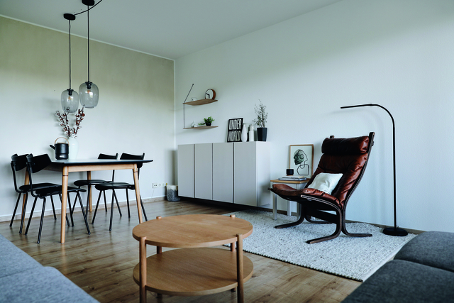 Vloerlamp MAUL Pirro LED dimbaar zwart