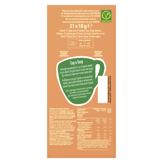 Cup-a-Soup Knorr tomaten crème 21x175ml