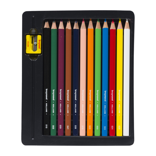 Kleurpotloden Bruynzeel Kids Triple assorti 12 stuks