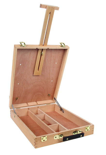 Kist ezel Conda hout 42x33x8.5cm