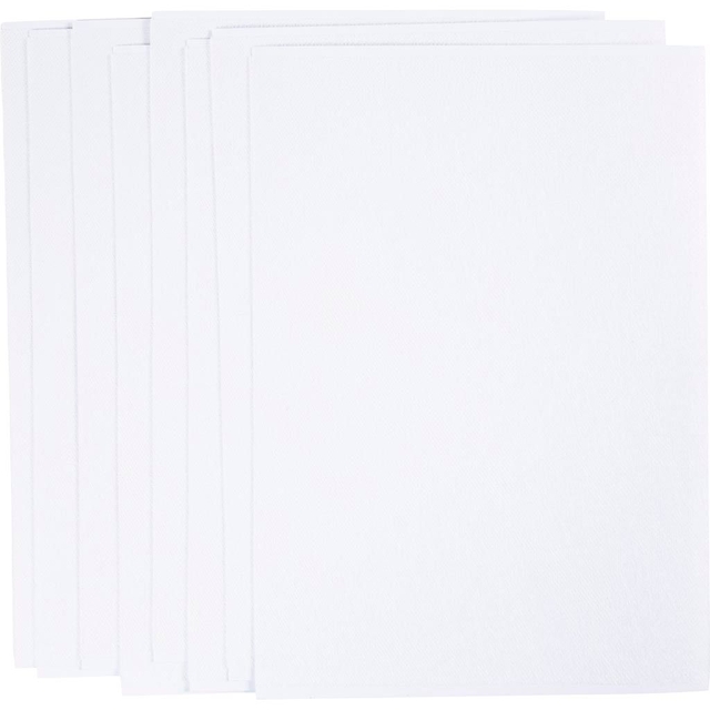 Borduurpapier Creativ Company A5 blister à 8 vellen wit