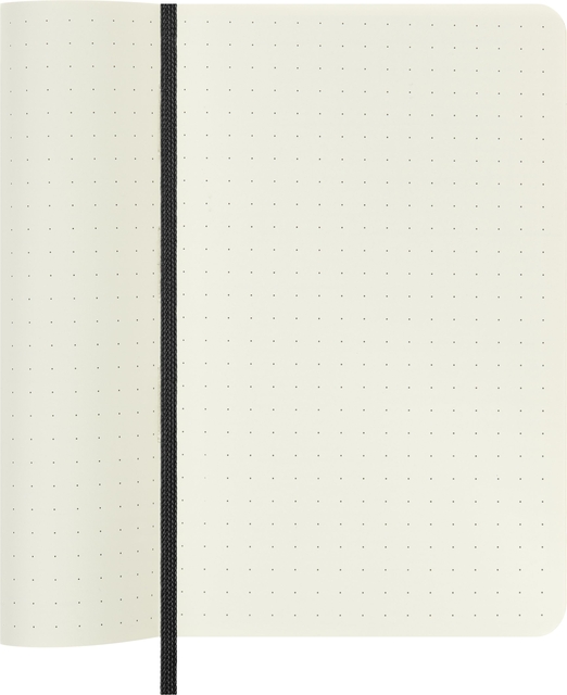 Notitieboek Moleskine pocket 90x140mm dots soft cover zwart