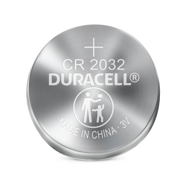 Batterij Duracell knoopcel 2xCR2032 lithium Ø20mm 3V-180mAh