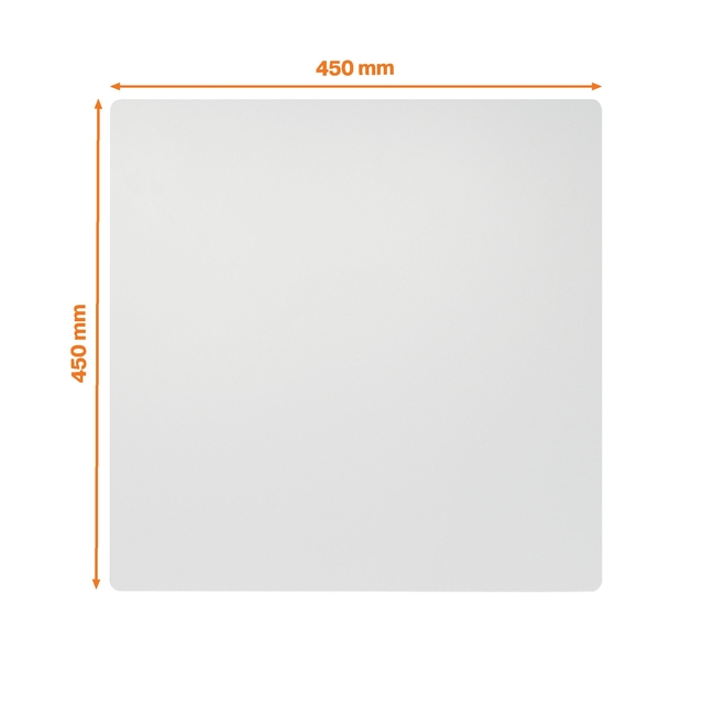 Whiteboard Nobo frameloos modulair 45x45cm