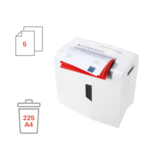 Papiervernietiger HSM shredstar X5 snippers 4.5x30mm